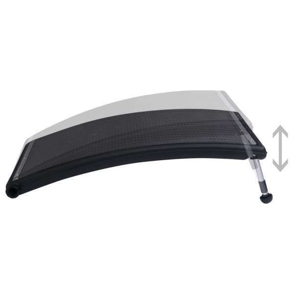  Gebogenes Solar-Heizpaneel für Pool 110x65 cm