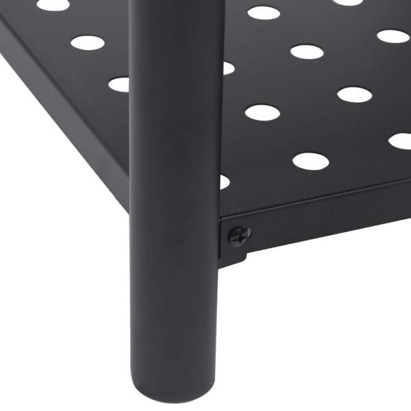 Feuerschale mit Schürhaken 54x54x55 cm Stahl 