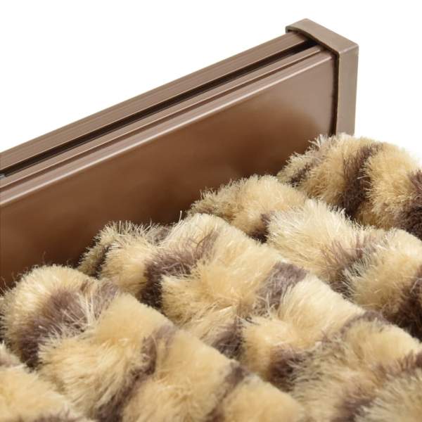  Insektenschutz-Vorhang Beige und Braun 90x220 cm Chenille