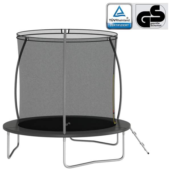  Trampolin-Set Rund 244×55 cm 100 kg