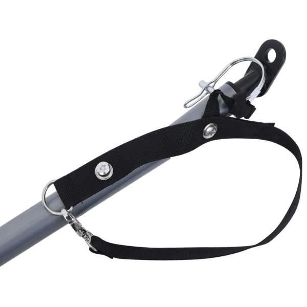  Fahrradanhänger Schwarz und Blau 65 kg