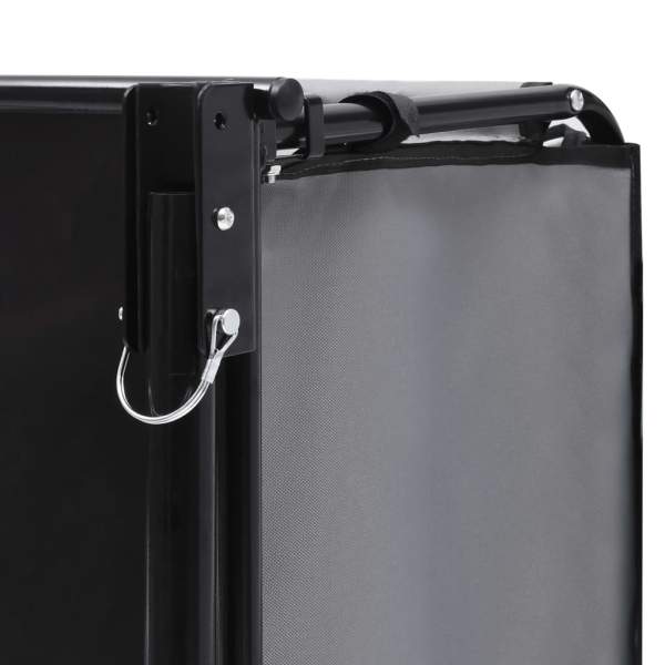  Fahrradanhänger Grau und Orange 65 kg