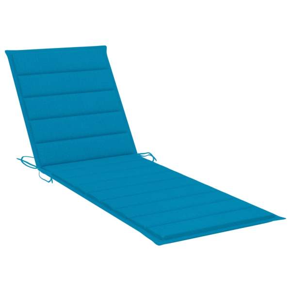  Sonnenliegen-Auflage Blau 200x60x3 cm Oxford-Gewebe