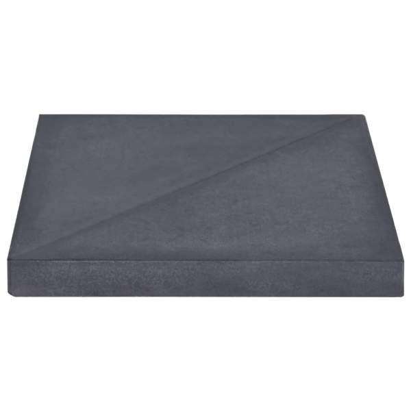  Schirmständer Schwarz 47x47x4,8 cm Granit