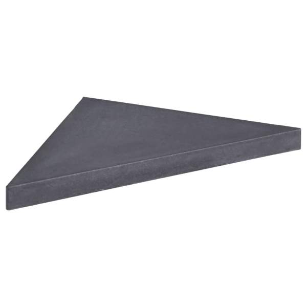  Schirmständer Schwarz 47x47x4,8 cm Granit