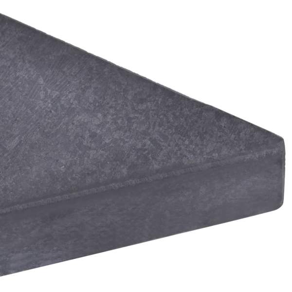  Schirmständer Schwarz 47x47x4,8 cm Granit