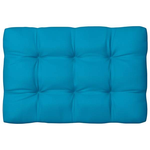  Palettenkissen Blau 120x80x12 cm Stoff