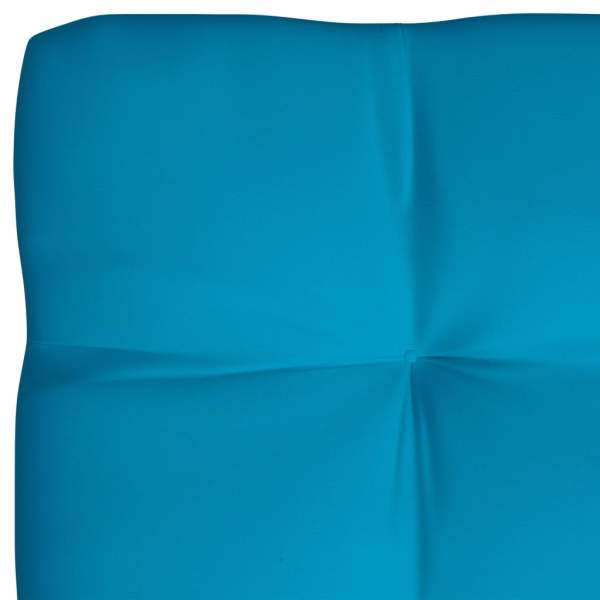  Palettenkissen Blau 120x80x12 cm Stoff