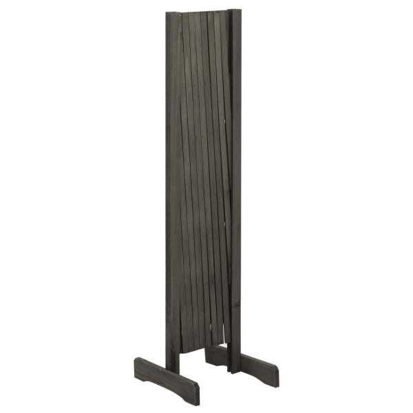  Garten-Rankzaun Grau 180x100 cm Massivholz Tanne