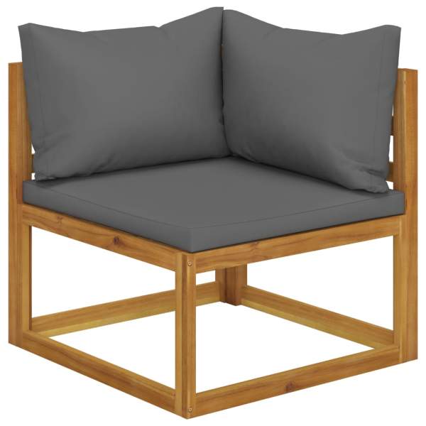 9-tlg. Garten-Lounge-Set mit Auflagen Massivholz Akazie 9-tlg. Garten-Lounge-Set mit Auflagen Massivholz Akazie