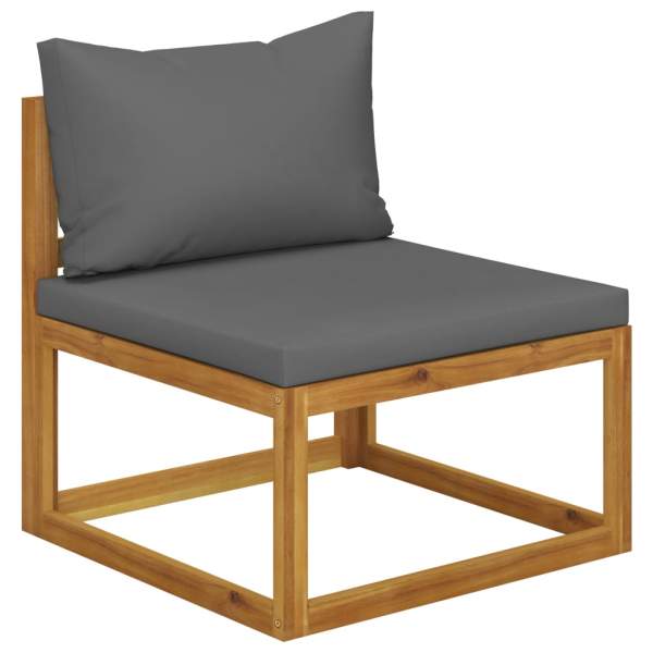 9-tlg. Garten-Lounge-Set mit Auflagen Massivholz Akazie 9-tlg. Garten-Lounge-Set mit Auflagen Massivholz Akazie