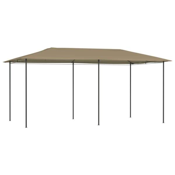  Pavillon 3x6x2,6 m Taupe 160 g/m²