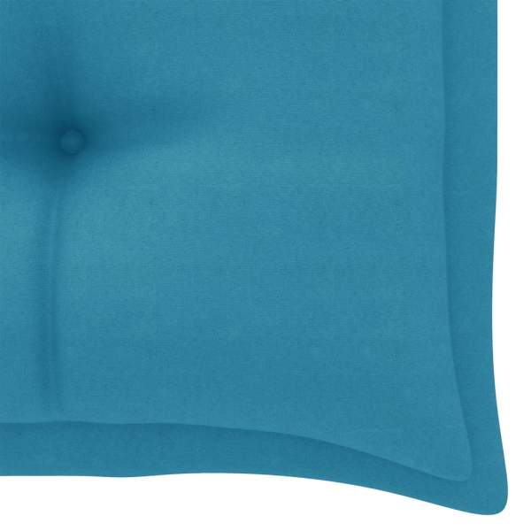  Gartenbank-Auflage Hellblau 100x50x7 cm Oxford-Gewebe