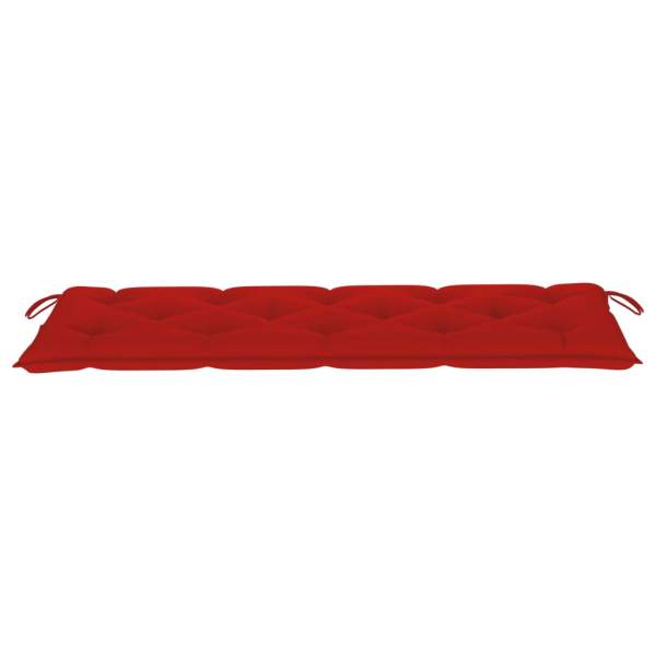  Gartenbank-Auflage Rot 150x50x7 cm Oxford-Gewebe