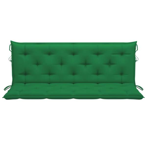  Gartenbank-Auflage Grün 150x(50+50)x7 cm Oxford-Gewebe