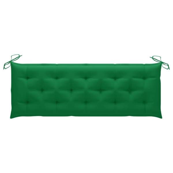  Gartenbank-Auflage Grün 150x(50+50)x7 cm Oxford-Gewebe