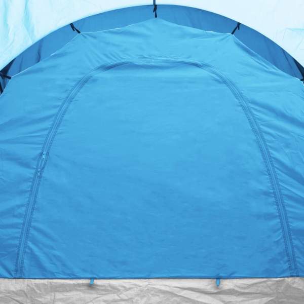 Campingzelt 6 Personen Blau und Hellblau