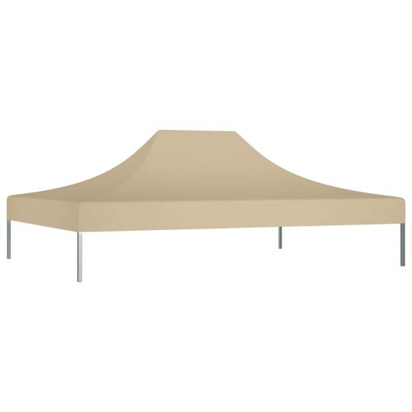  Partyzelt-Dach 4x3 m Beige 270 g/m²