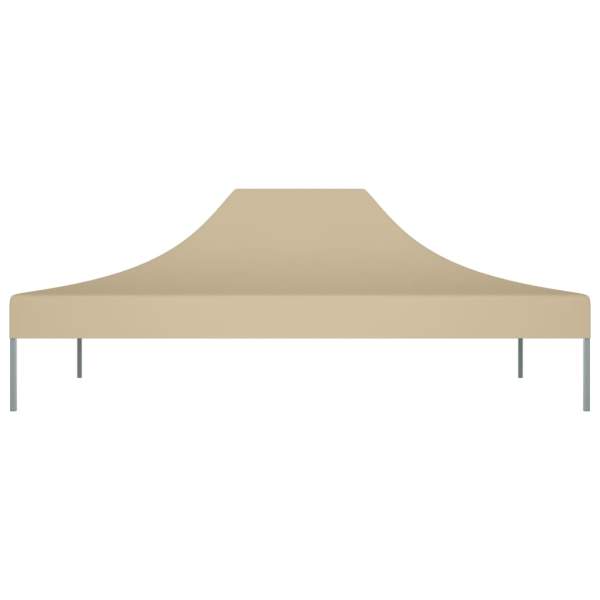  Partyzelt-Dach 4x3 m Beige 270 g/m²