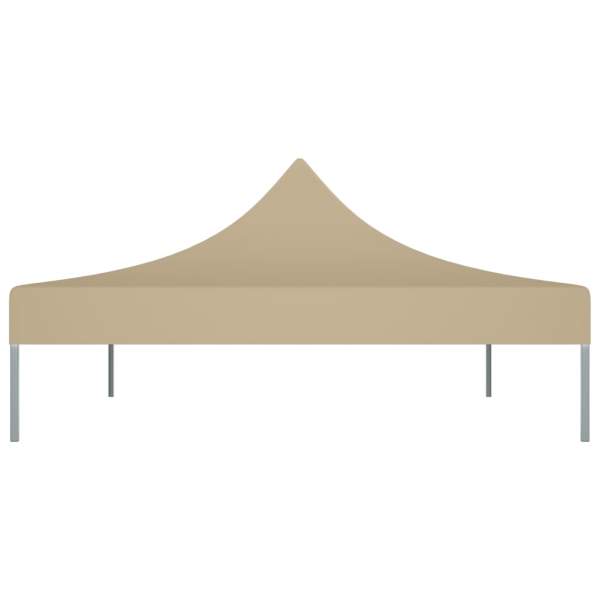  Partyzelt-Dach 4x3 m Beige 270 g/m²