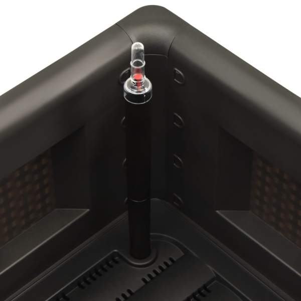  Garten-Hochbeet Selbstbewässerungssystem Anthrazit 100x43x33 cm