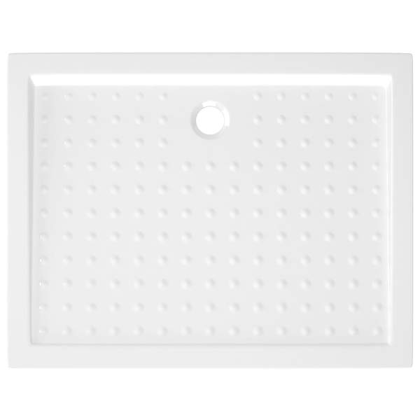  Duschwanne Anti-Rutsch Weiß 90x70x4 cm ABS
