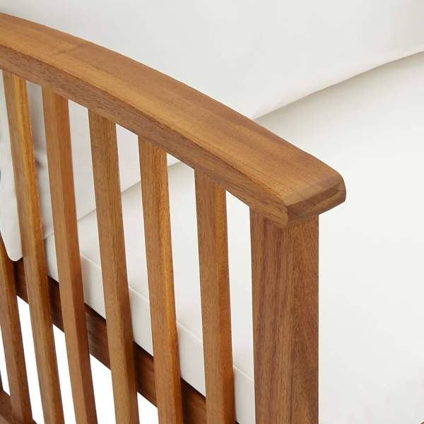  3-tlg. Garten-Lounge-Set mit Auflagen Massivholz Akazie