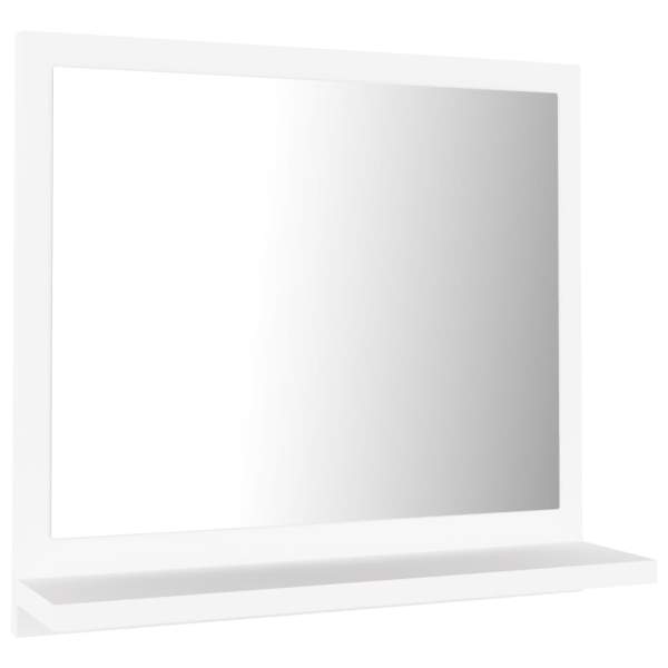  Badspiegel Weiß 40x10,5x37 cm Holzwerkstoff
