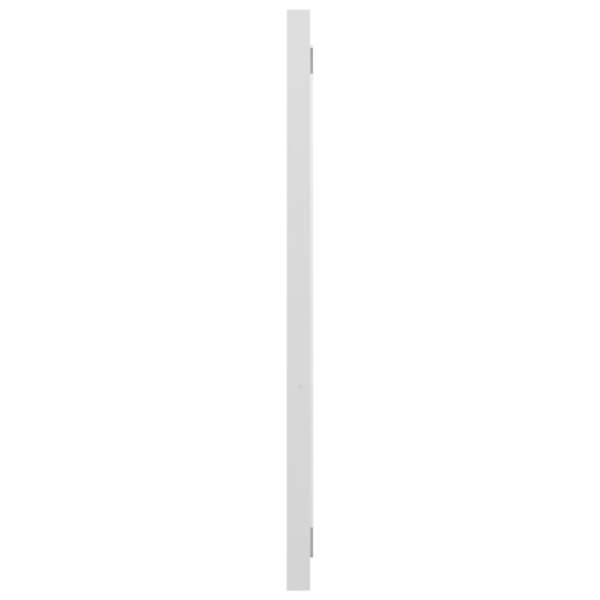  Badspiegel Hochglanz-Weiß 90x1,5x37 cm Holzwerkstoff
