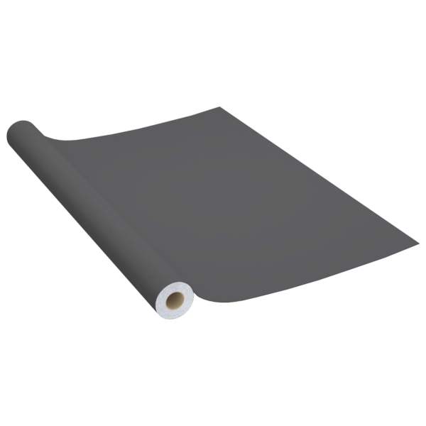  Möbelfolien Selbstklebend 2 Stk. Grau 500x90 cm PVC