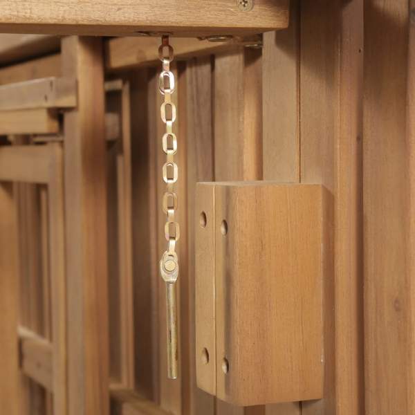  Klappbare Sonnenliege mit Auflage Akazie Massivholz 