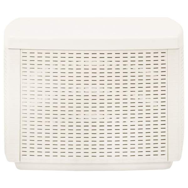  Gartentisch Weiß 53x53x40 cm Kunststoff