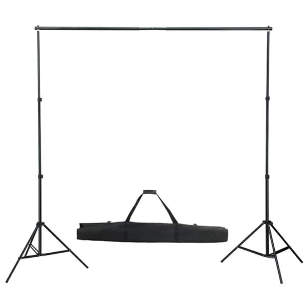  Fotostudio-Set mit Softboxen, Hintergrundsystem und Reflektor