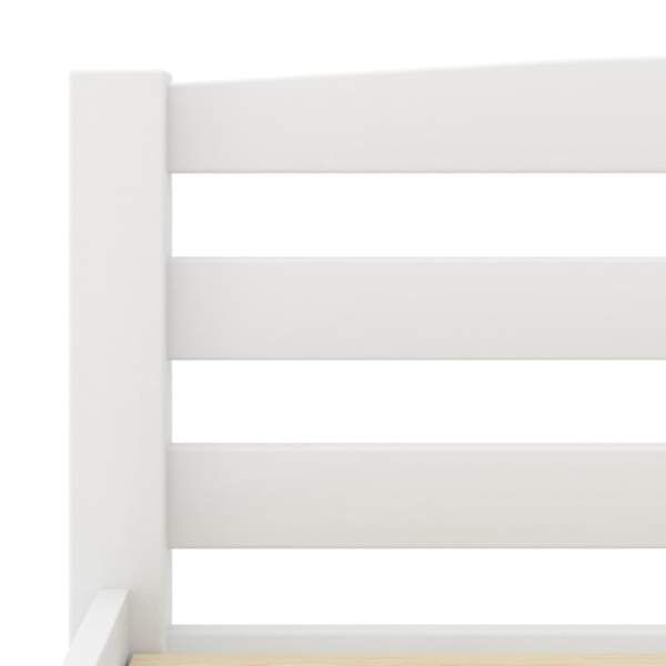  Bettgestell Weiß Massivholz Kiefer 180x200 cm