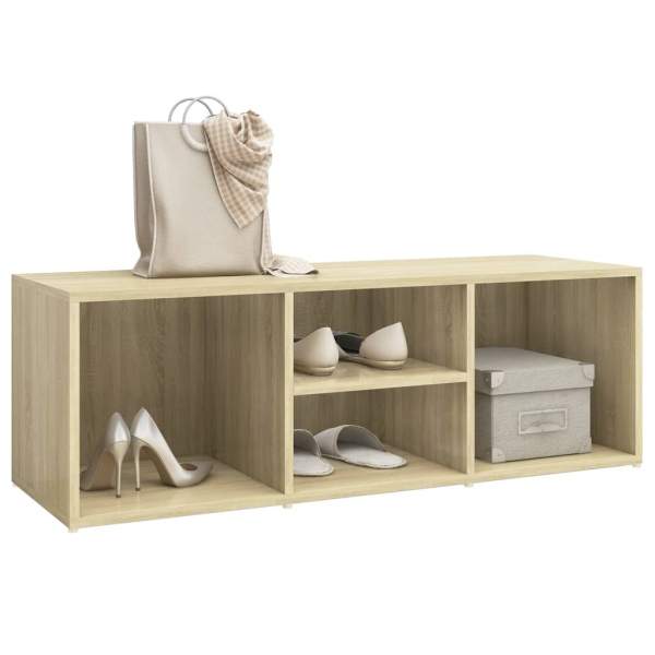  Schuhbank Sonoma-Eiche 105x35x35 cm Holzwerkstoff