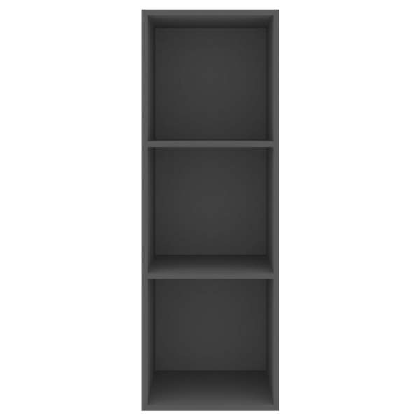  TV-Wandschrank Grau 37x37x107 cm Holzwerkstoff