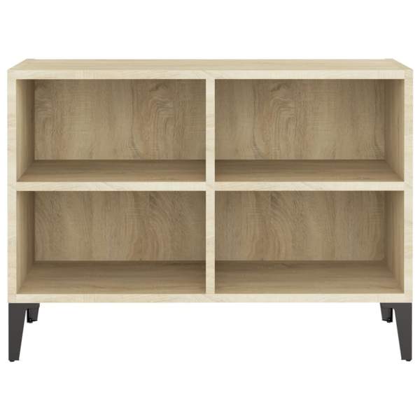 TV-Schrank mit Metallbeinen Sonoma-Eiche 69,5x30x50cm