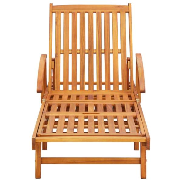 Sonnenliegen 2 Stk. mit Auflagen Massivholz Akazie Sonnenliegen 2 Stk. mit Auflagen Massivholz Akazie