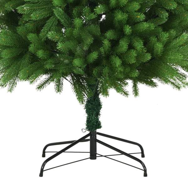  Künstlicher Weihnachtsbaum mit Beleuchtung Kugeln 240 cm Grün