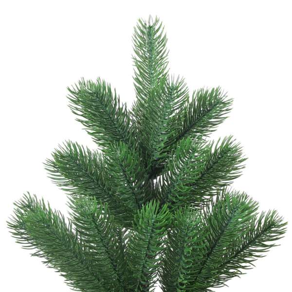 Künstlicher Weihnachtsbaum Nordmann LED & Kugeln Grün 180 cm