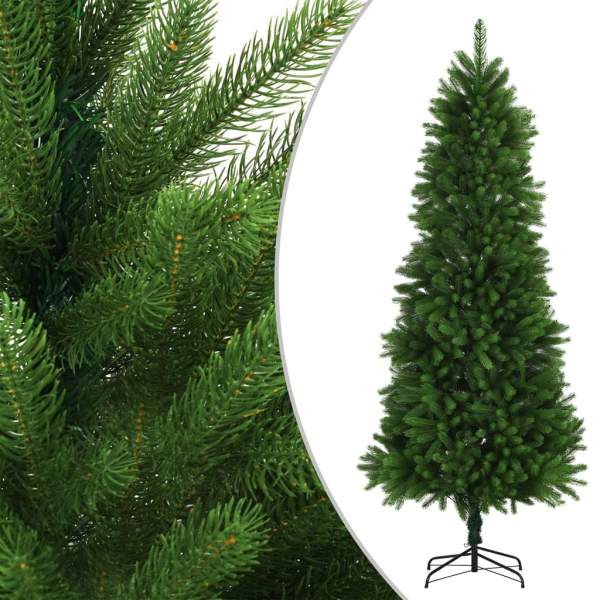  Künstlicher Weihnachtsbaum mit Beleuchtung Kugeln 240 cm Grün