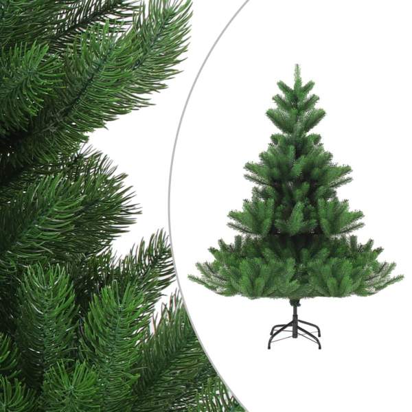 Künstlicher Weihnachtsbaum Nordmann LED & Kugeln Grün 180 cm