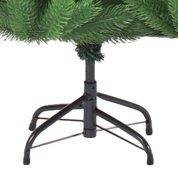 Künstlicher Weihnachtsbaum Nordmann LED & Kugeln Grün 180 cm