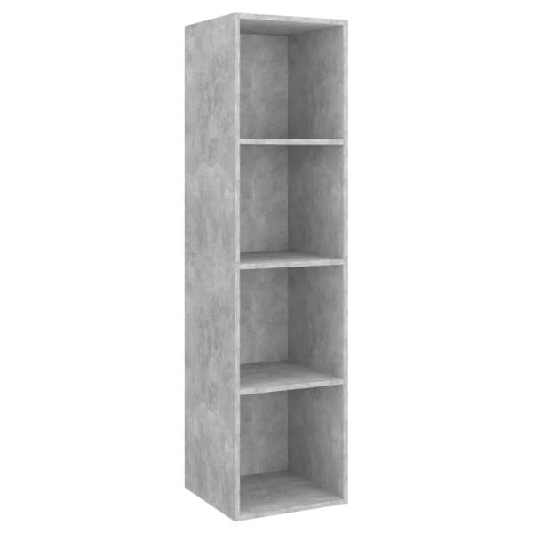  2-tlg. TV-Schrank-Set Betongrau Holzwerkstoff