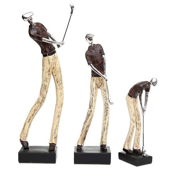 Dekoration Stück kreative Persönlichkeit Golf Figur Statue