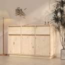  Sideboard 110x34x75 cm Massivholz Kiefer