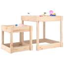 Sand-Spieltische 2 Stk. Massivholz Kiefer