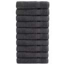  Premium-Handtücher SOLUND 10 Stk. Anthrazit 50x100 cm 600 g/m²