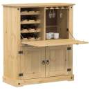  Weinschrank Corona 97x45x114 cm Massivholz Kiefer