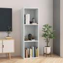  Bücherregal/TV-Schrank Betongrau 36x30x114 cm Holzwerkstoff